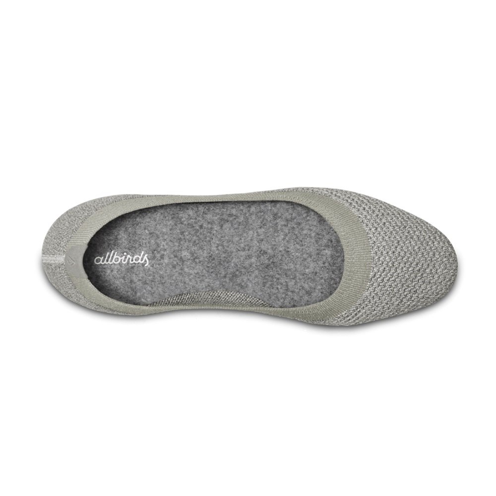 Allbirds Women\'s Tree Breezers - Flats Grey - PTZ962347